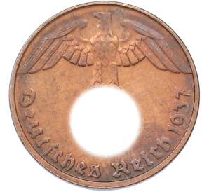 1 рейхспфенниг 1937 года E Германия — Фото №1
