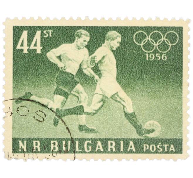 Почтовая марка 44 стотинки 1956 года Болгария «XVI летние Олимпийские игры в Мельбурне — Футбол» (Артикул: K12-79218) — Фото №1