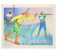 Почтовая марка 6.4 злотых 1976 года Польша «XII зимние Олимпийские игры в Инсбруке (Австрия) — Биатлон» (Артикул: K12-79223) — Фото №1