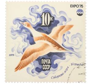 Почтовая марка 10 копеек 1975 года «Северные моря — Морянка (Expo-75)»