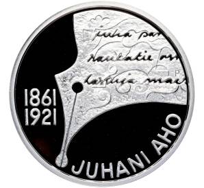 10 евро 2011 года Финляндия «150 лет со дня рождения Юхани Ахо»