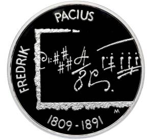 10 евро 2009 года Финляндия «200-летие со дня рождения Фредрика Пациуса»