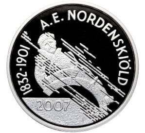 10 евро 2007 года Финляндия «175 лет со дня рождения Адольфа Эрика Норденшельда» — Фото №1