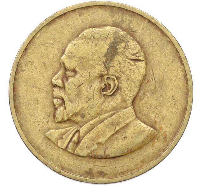 Монета 5 центов 1967 года Кения (Артикул: K10-13266) — Фото №2
