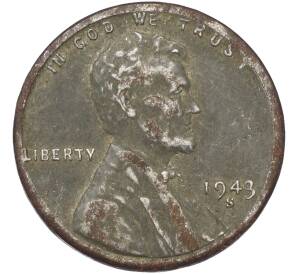 1 цент 1943 года S США