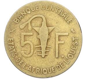 5 франков 1974 года Центрально-Африканский валютный союз