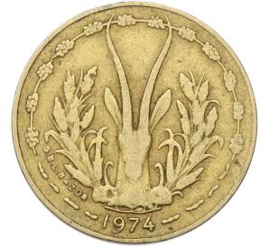 5 франков 1974 года Центрально-Африканский валютный союз