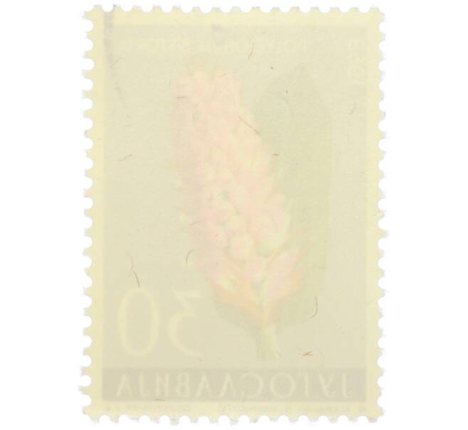 Почтовая марка 30 динар 1963 года Югославия «Цветы — Горец змеиный « (Артикул: K12-79298) — Фото №2