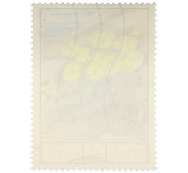 Почтовая марка 4 копейки 1976 года «Флора СССР — Мак полярный» (Артикул: K12-79333) — Фото №2