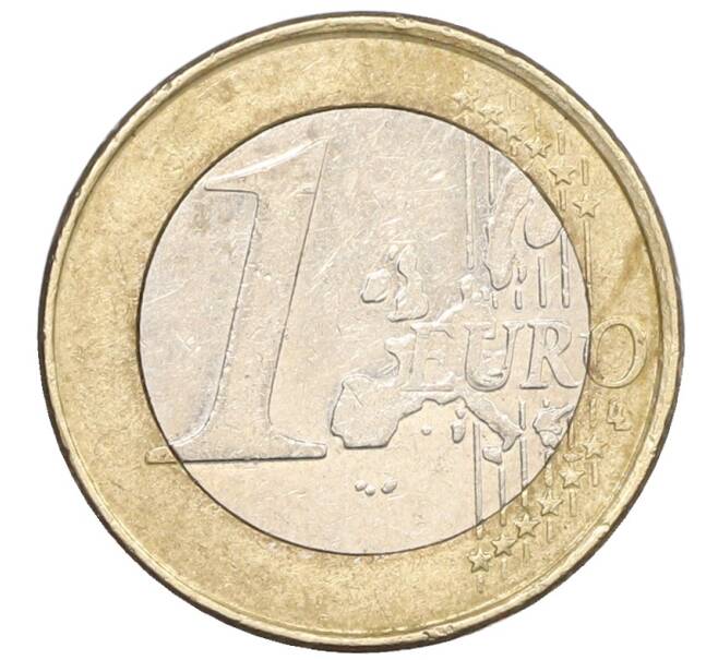 Монета 1 евро 2002 года Бельгия (Артикул: K12-76750) — Фото №2
