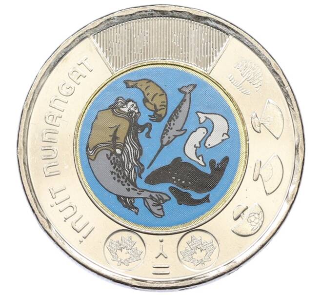 Монета 2 доллара 2024 года Канада «Чествование инуитов Нунангат» (Артикул: K10-13291) — Фото №1