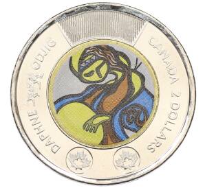 2 доллара 2025 года Канада «Посвящение жизни и творчеству Дафны Оджиг» — Фото №1