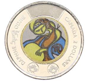 2 доллара 2025 года Канада «Посвящение жизни и творчеству Дафны Оджиг» — Фото №1