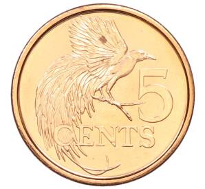 5 центов 2017 года Тринидад и Тобаго — Фото №1