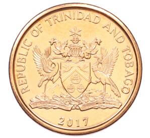 5 центов 2017 года Тринидад и Тобаго — Фото №2