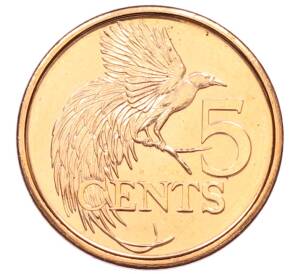 5 центов 2017 года Тринидад и Тобаго — Фото №1