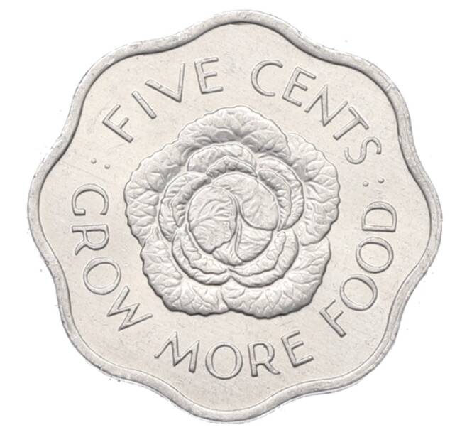 Монета 5 центов 1972 года Сейшелы «ФАО — Выращивайте больше еды» (Артикул: K10-13309) — Фото №1