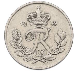 10 эре 1949 года Дания — Фото №2