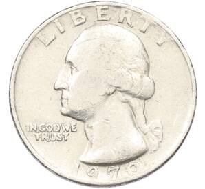 1/4 доллара (25 центов) 1970 года США — Фото №1