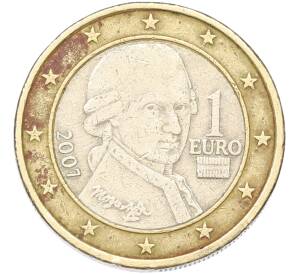 1 евро 2007 года Австрия — Фото №1