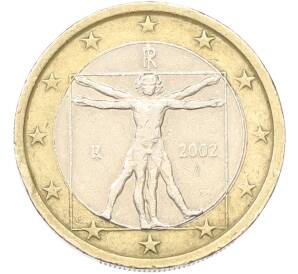 1 евро 2002 года Италия — Фото №1