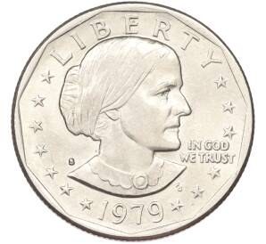 1 доллар 1979 года S США «Сьюзен Энтони» — Фото №1