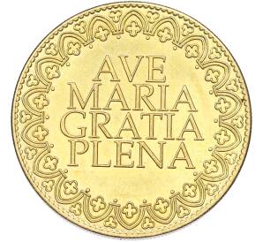 Туристический жетон 2011 года Франция «Париж — Собор Парижской Богоматери»