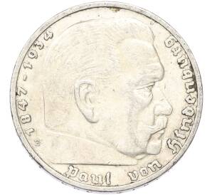 5 рейхсмарок 1935 года E Германия — Фото №2