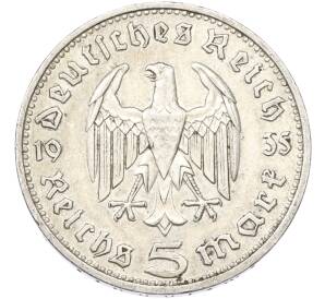 5 рейхсмарок 1935 года D Германия — Фото №1