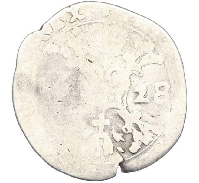 Монета 1/4 патагона 1628 года Испанские Нидерланды — Брабант (Артикул: K12-79361) — Фото №1