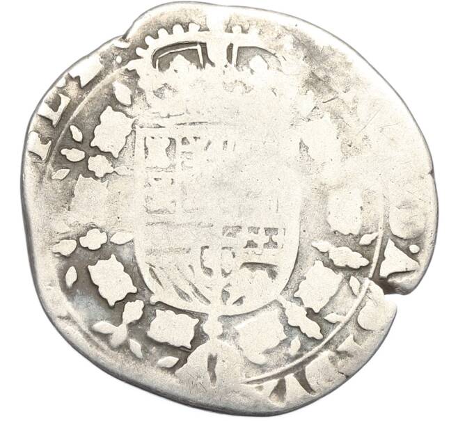 Монета 1/4 патагона 1628 года Испанские Нидерланды — Брабант (Артикул: K12-79361) — Фото №2