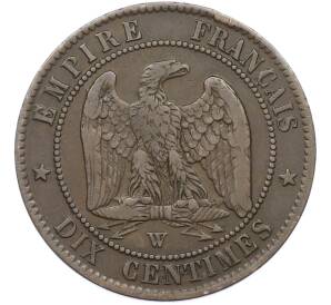 10 сантимов 1854 года W Франция — Фото №2