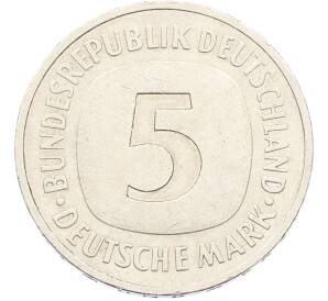 5 марок 1990 года J Западая Германия (ФРГ) — Фото №2