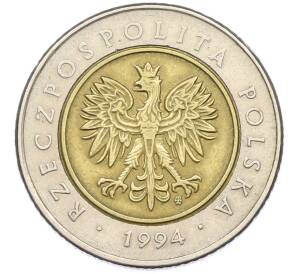 5 злотых 1994 года Польша — Фото №1