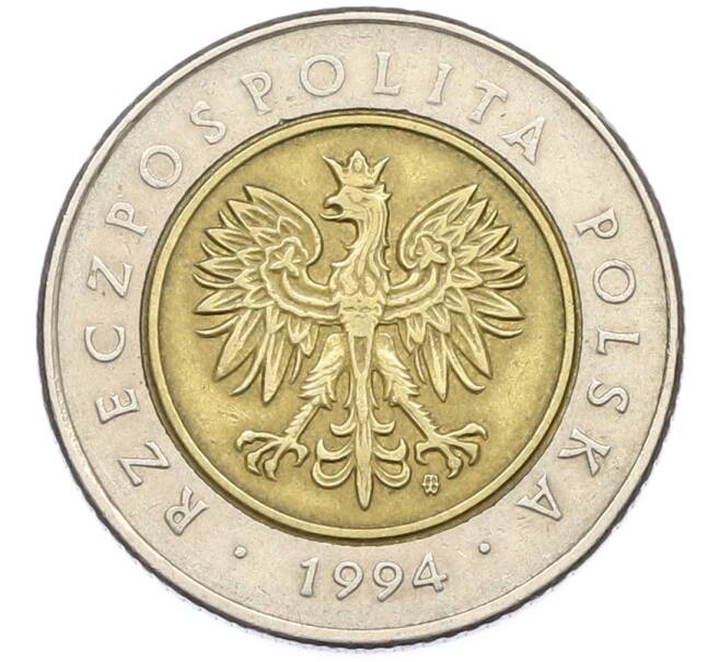 Монета 5 злотых 1994 года Польша (Артикул: K12-79411) — Фото №1
