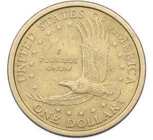 1 доллар 2000 года P США «Парящий орел» (Сакагавея) — Фото №2