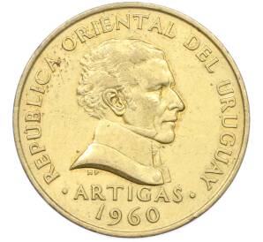 10 сентесимо 1960 года Уругвай