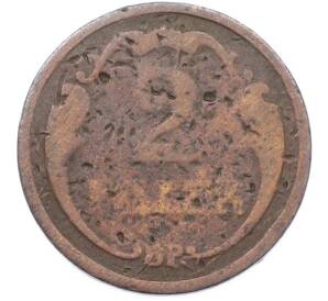 2 филлера 1926 года Венгрия