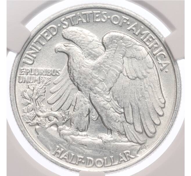 Монета 1/2 доллара 1943 года США — в слабе CPRC (MS62) (Артикул: K10-13332) — Фото №2