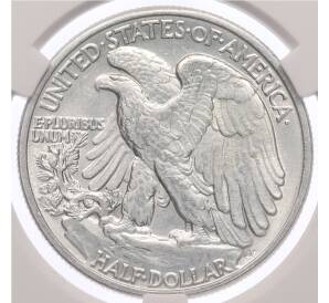 1/2 доллара 1942 года США — в слабе CPRC (MS61) — Фото №2