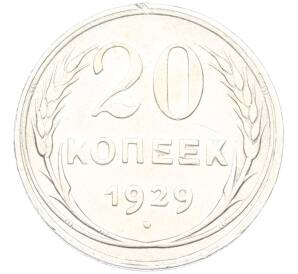 20 копеек 1929 года — Фото №1