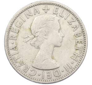 1/2 кроны 1955 года Великобритания — Фото №2