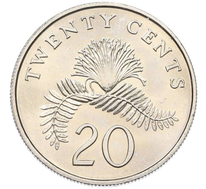 Монета 20 центов 1988 года Сингапур (Артикул: K10-13354) — Фото №1