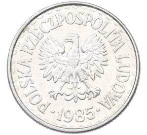 1 злотый 1985 года Польша — Фото №2