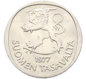 1 марка 1977 года Финляндия — Фото №2