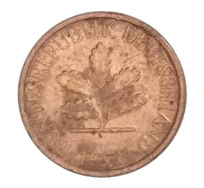 1 пфенниг 1978 года F Германия — Фото №1