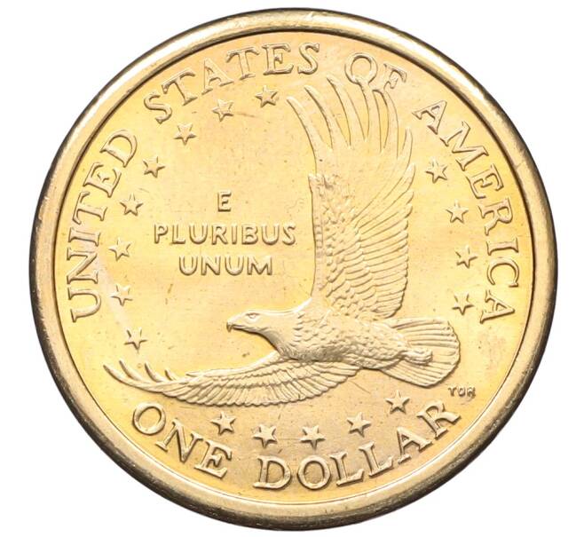 Монета 1 доллар 2000 года D США Сакагавея «Парящий орел» (Артикул: K10-13369) — Фото №2