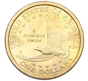 1 доллар 2000 года P США Сакагавея «Парящий орел» — Фото №2