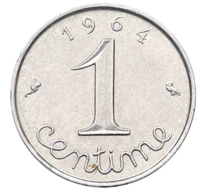 Монета 1 сантим 1964 года Франция (Артикул: K10-13385) — Фото №1