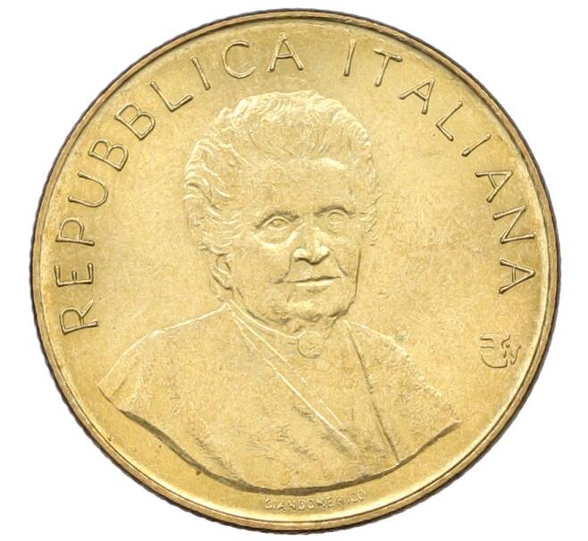 Монета 200 лир 1980 года Италия «ФАО — Международный женский год» (Артикул: K10-13409) — Фото №2